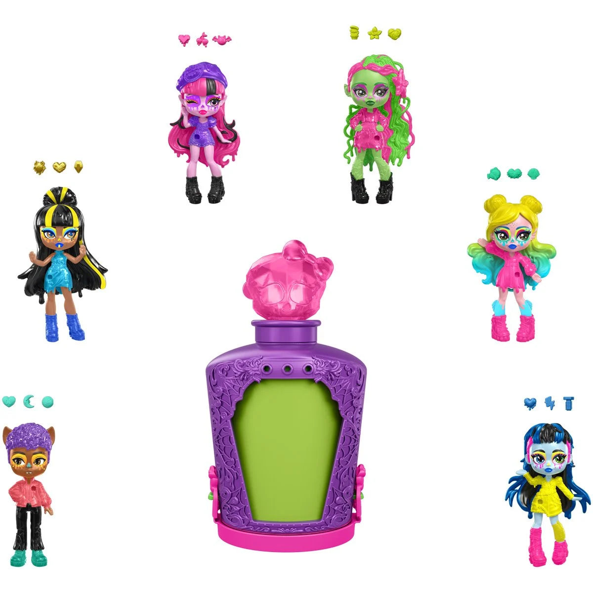 Monster High Potions Fright Size Mini Doll Mix 3 Case of 6