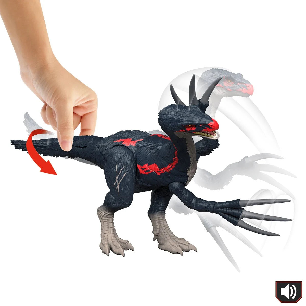 Jurassic World Slash 'N Roar Therizinosaurus Action Figure