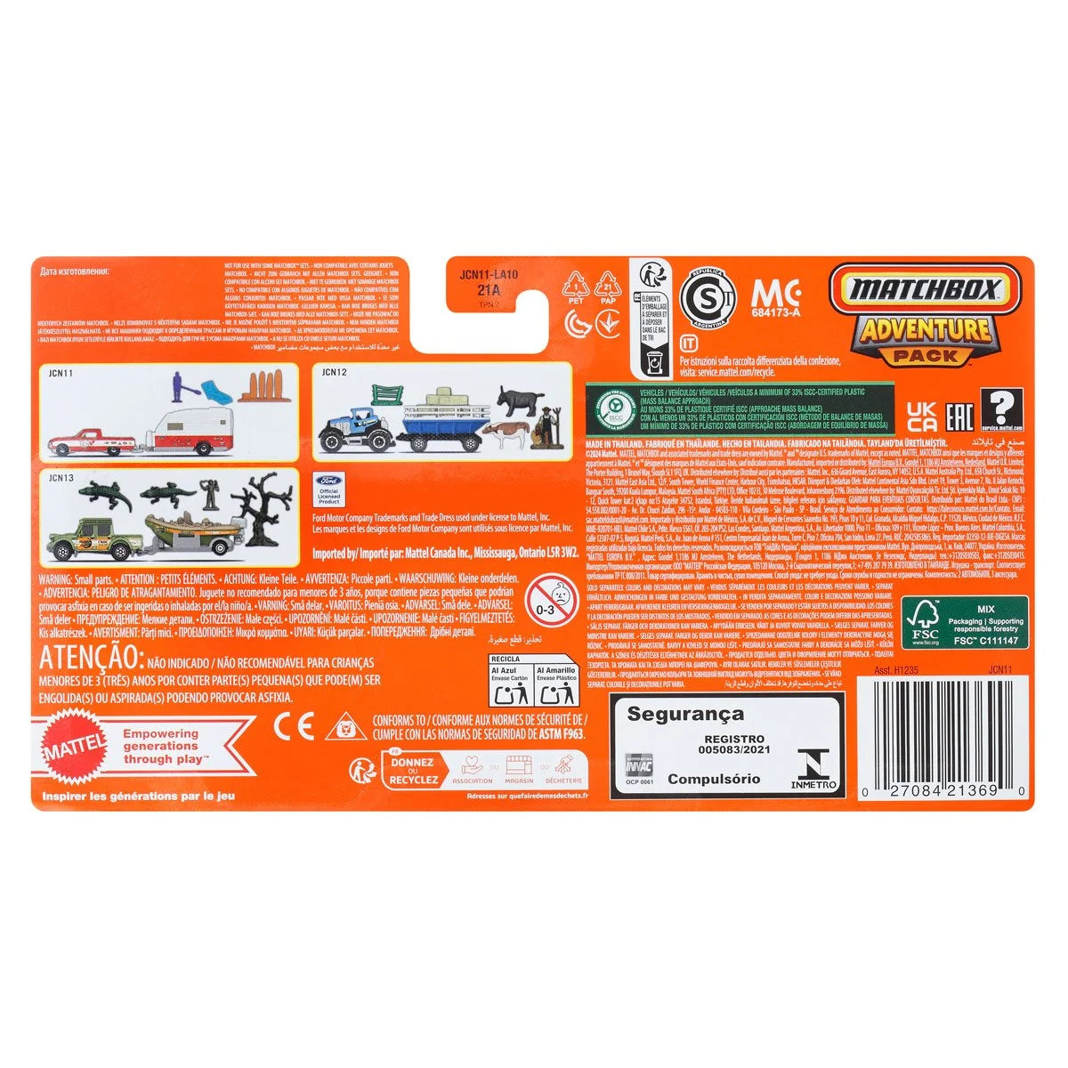 Matchbox Hitch 'N Haul 2025 Wave 2 Vehicles Case of 8