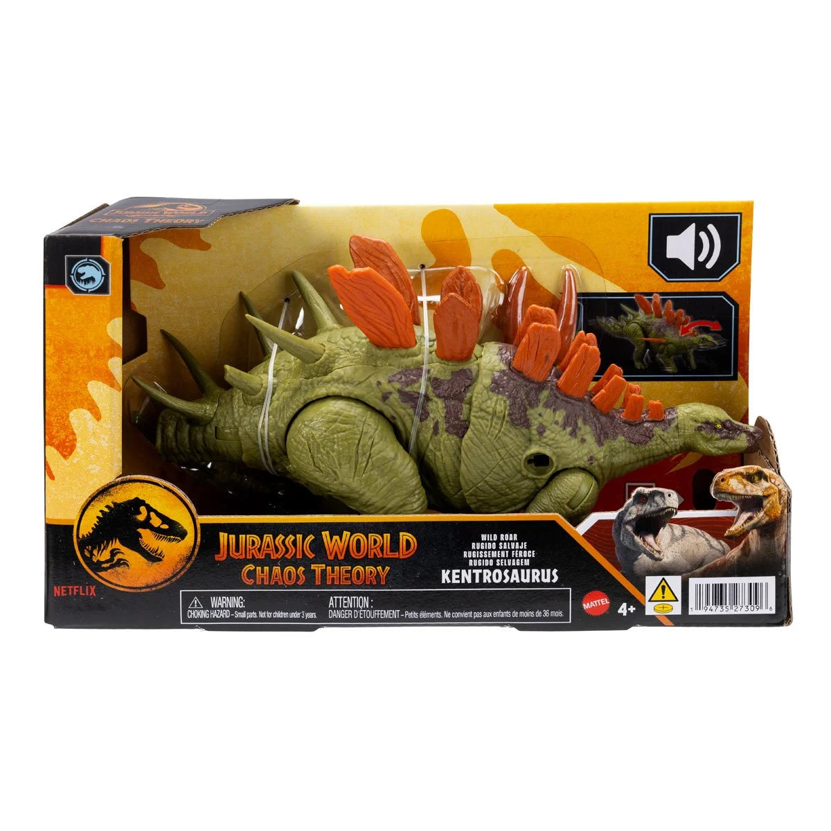 Jurassic World Wild Roar Kentrosaurus Action Figure