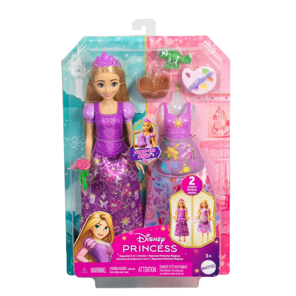 Disney Princess Rapunzel 2-in-1 Stories Fashion Doll
