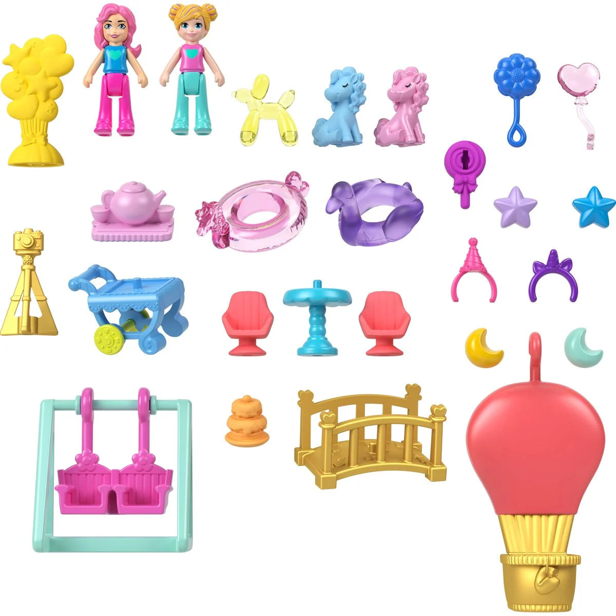 Polly Pocket Unicorn Partyland Playset
