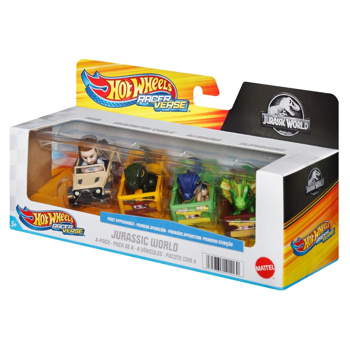 Hot Wheels RacerVerse 2024 Mix 1 Vehicle 4-Pack Case of 3
