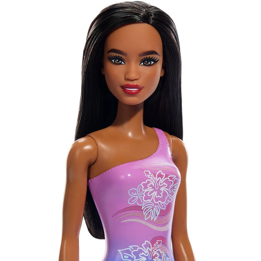Barbie Beach Purple Doll