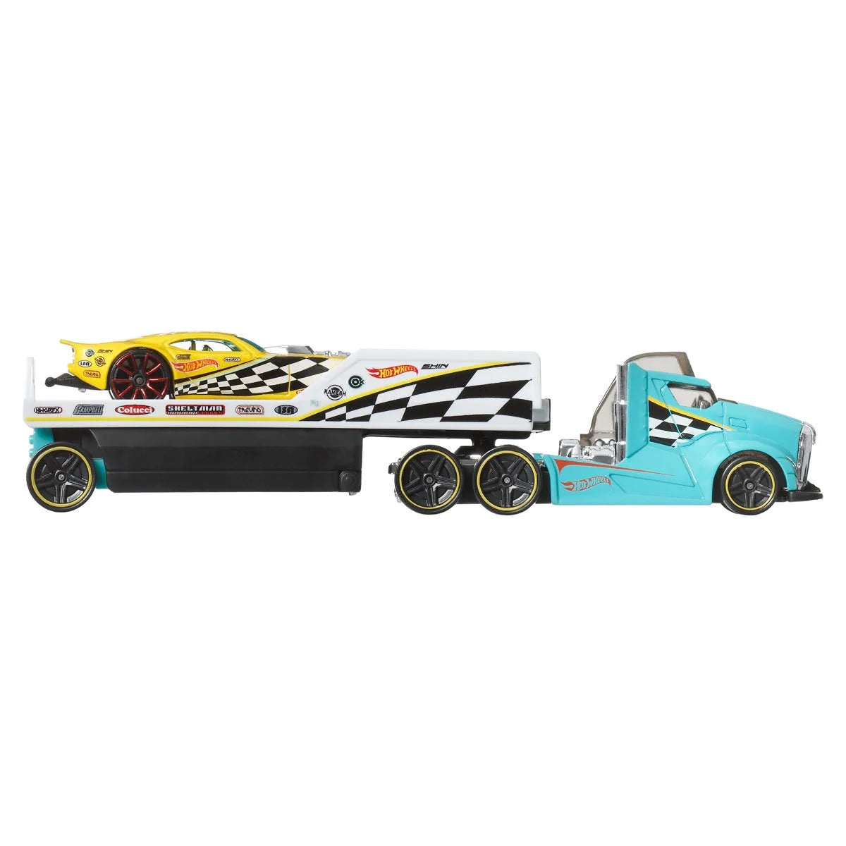 Hot Wheels Super Hauling Rig and Car 2025 Mix 1 Case of 4