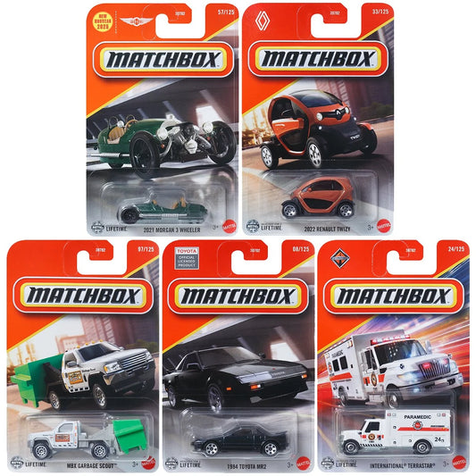 Matchbox Car Collection 2025 Mix 8 Vehicles Case of 24