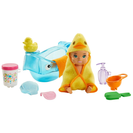 Barbie Skipper Babysitters Inc Bath Time Baby Set