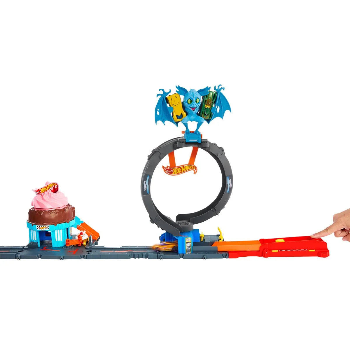 Hot Wheels Bat Loop Attack Track Set