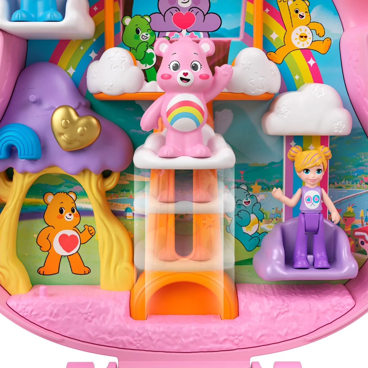 Polly Pocket Care Bears Compact Playset