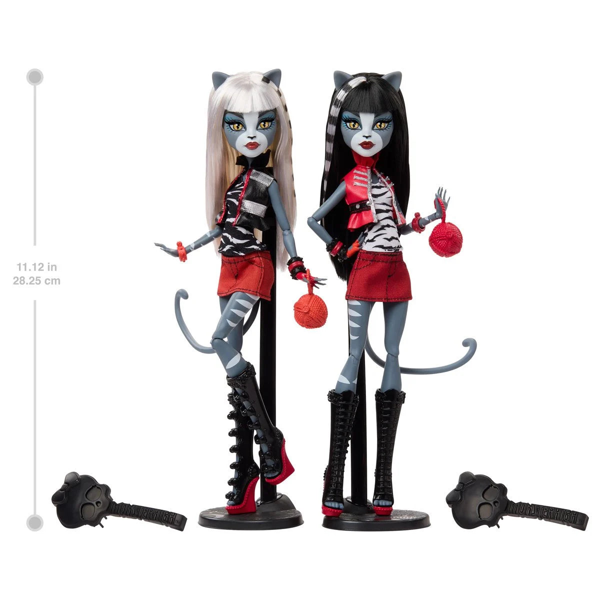 Monster High Boo-riginal Creeproduction Meowlody and Purrsephone Dolls 2-Pack