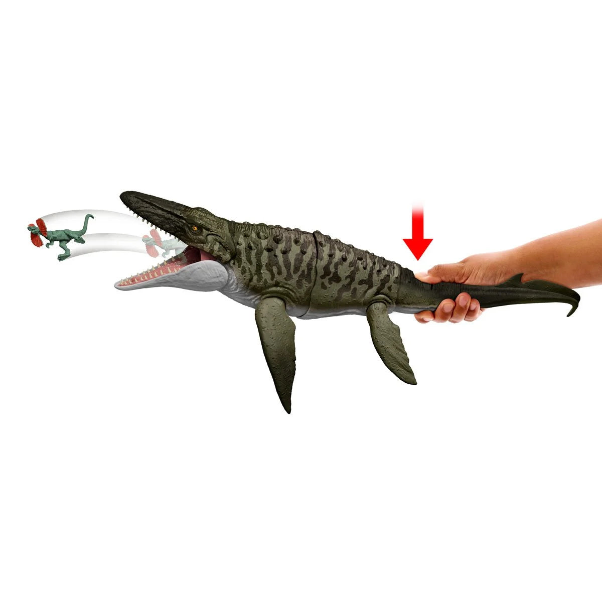 Jurassic World Rebirth Bite n Blast Mosasaurus Action Figure