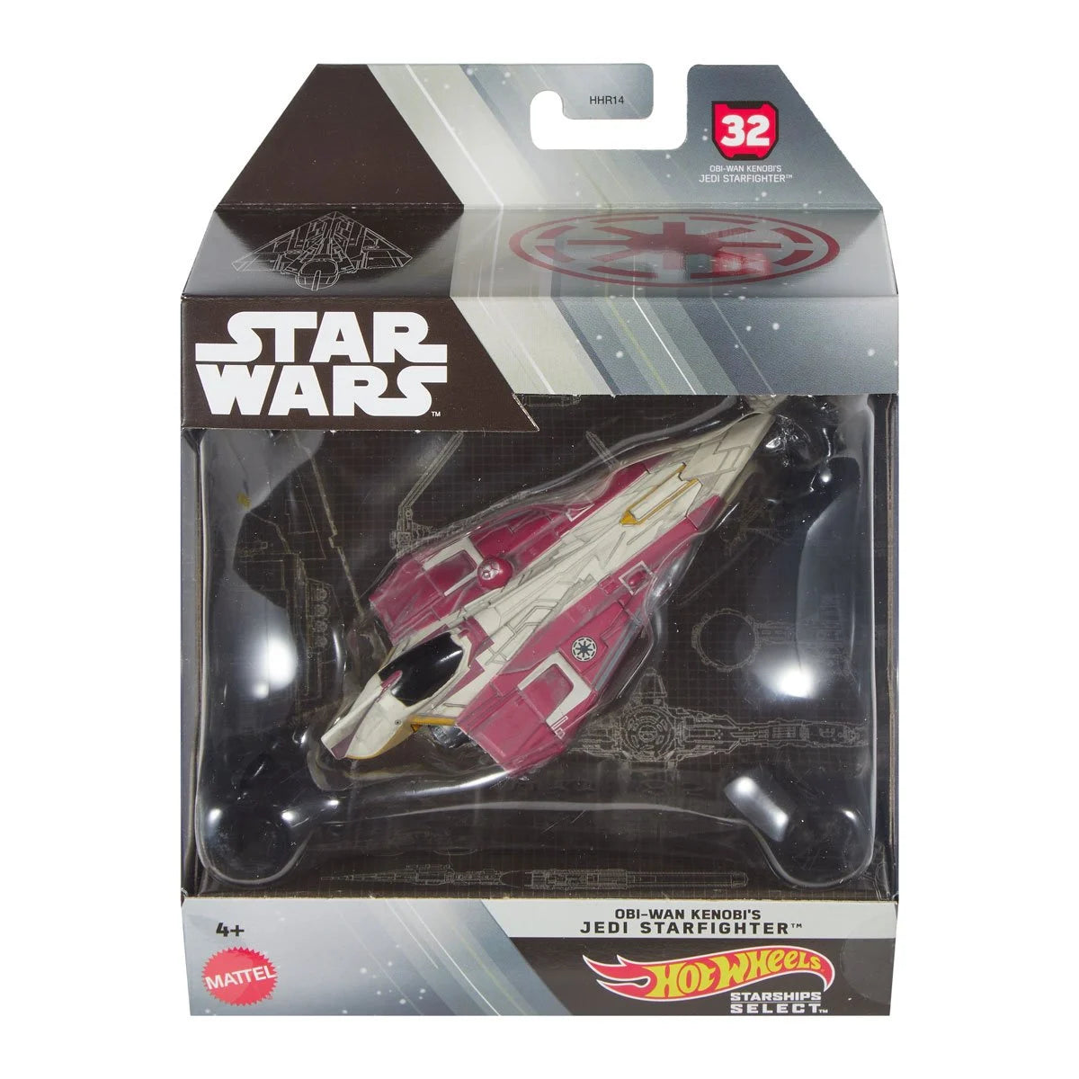 Star Wars Hot Wheels Starships Select 1:50 Scale 2025 Wave 1 Vehicle Case of 5