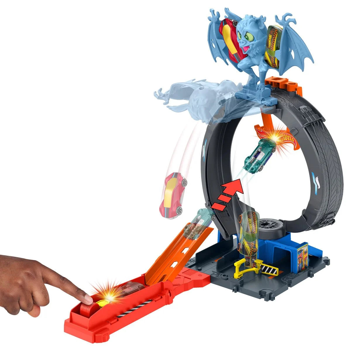 Hot Wheels Bat Loop Attack Track Set