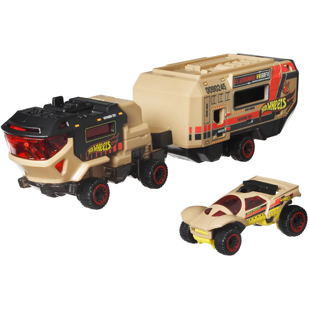Hot Wheels Super Hauling Rig and Car 2025 Mix 2 Case of 4