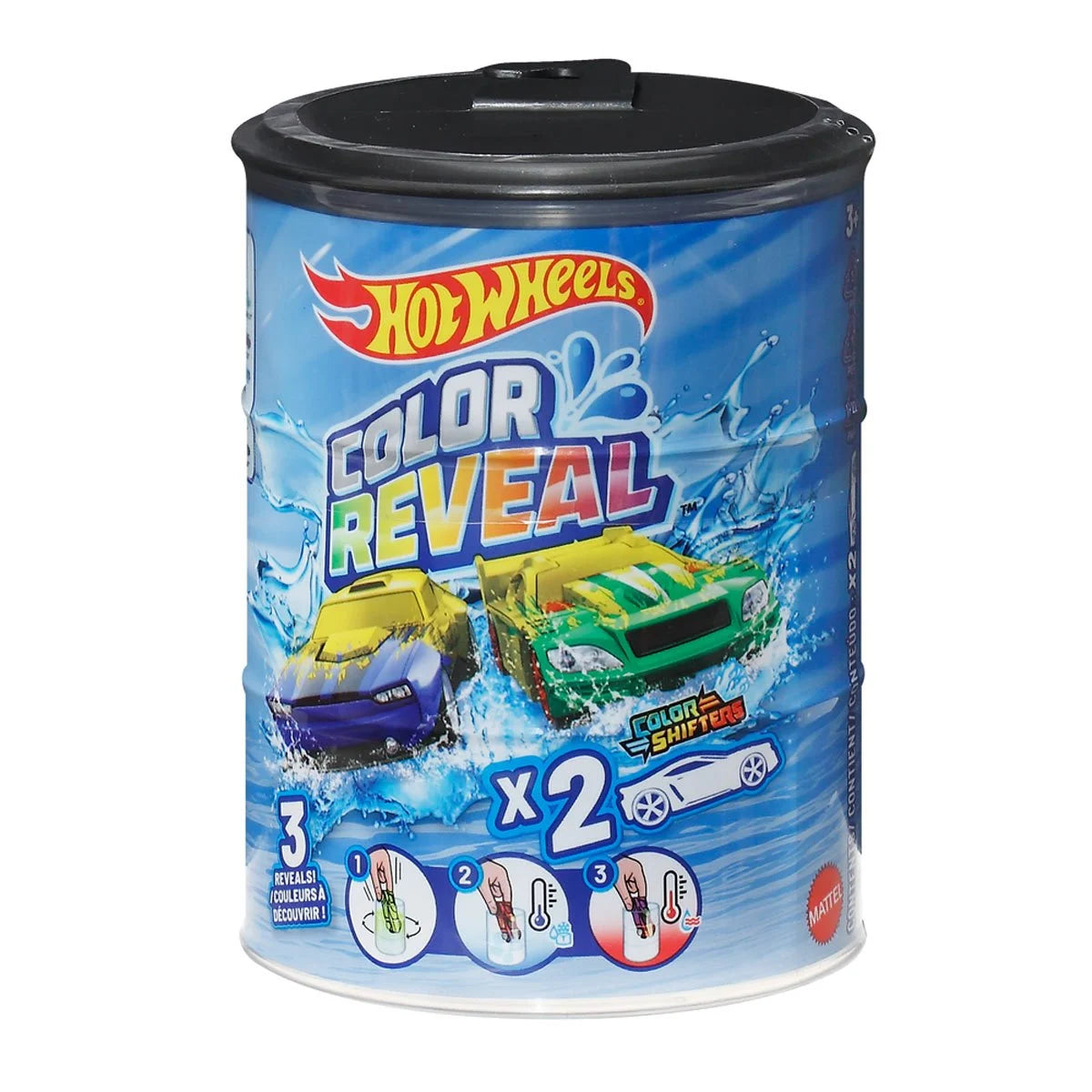 Hot Wheels Color Reveal Vehicle 2-Pack 2025 Mix 1 Case of 4