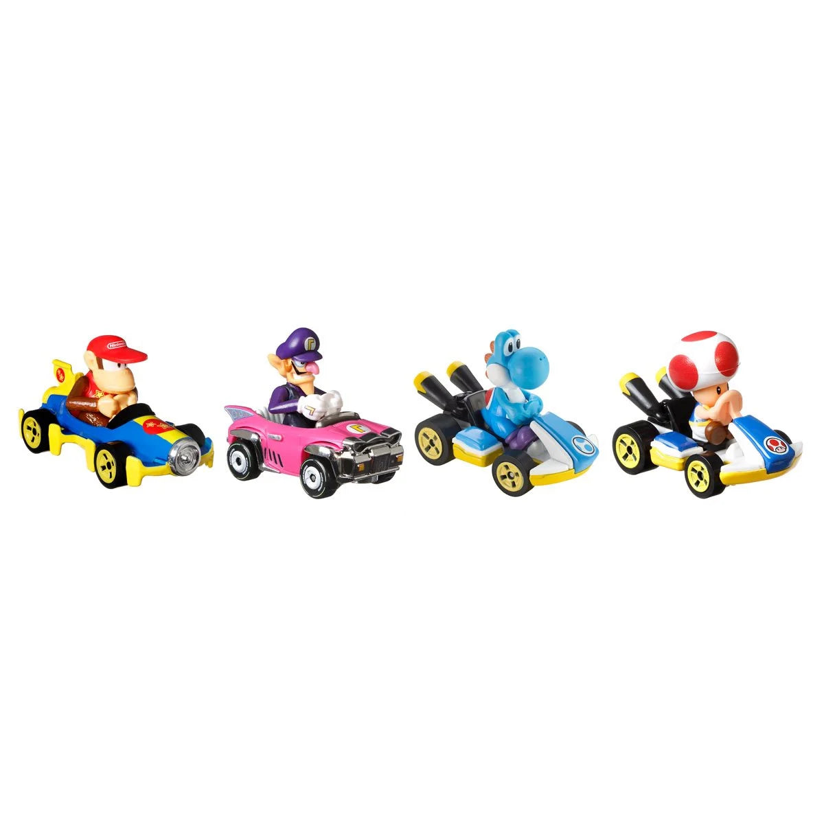 Mario Kart Hot Wheels 2025 Mix 2 Vehicle 4-Pack Case of 3
