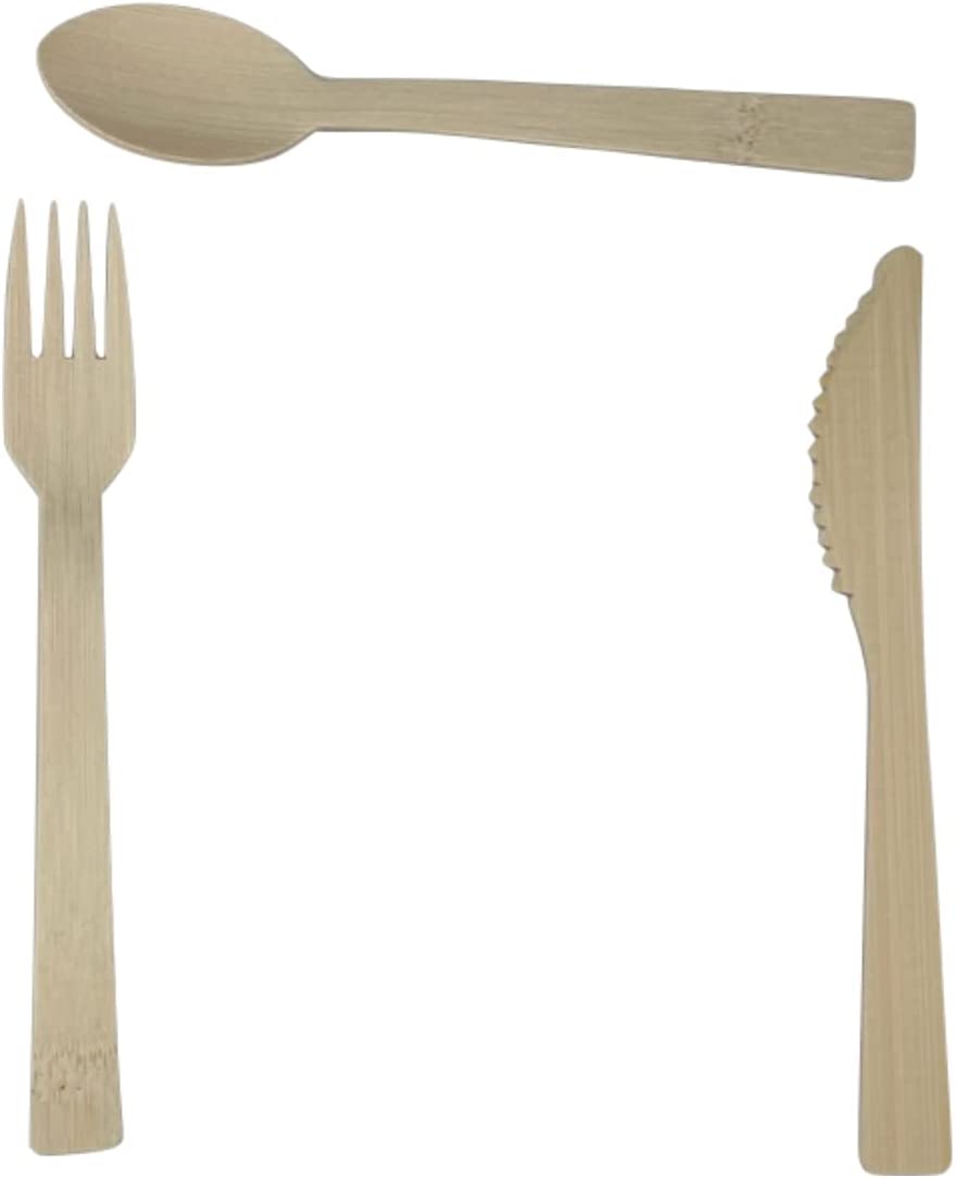 Maharva Complete Set of Disposable Spoons Knives & Forks
